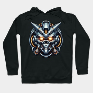 Biomech Skull S01 D09 Hoodie